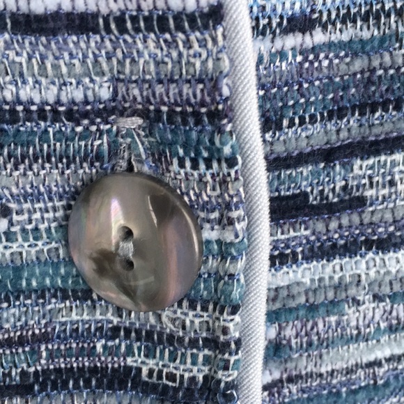 Coldwater Creek Blue Button Up Sweater Jacket - Picture 5 of 11